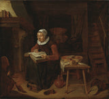 quirijn-van-brekelenkam-1663-старенька-жінка-читання-біблії-мистецтво-друк-образотворче мистецтво-репродукція-стіна-мистецтво-id-ahvuk5dpo