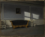 vilhelm-hammershoi阳光在客厅里iii-艺术印刷精美的艺术复制品-墙-艺术-id-ahw7dnbu8
