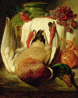 george-lance-1834-martwa natura-z-martwą-grą-art-print-reprodukcja-dzieł sztuki-sztuka-ścienna-id-ahwpqhqm7