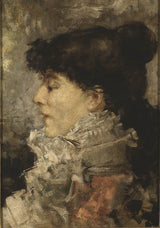 jules-bastien-Lepage portrett-of-sarah-Bernhardt-art-print-fine-art-gjengivelse-vegg-art-id-ahwth52it