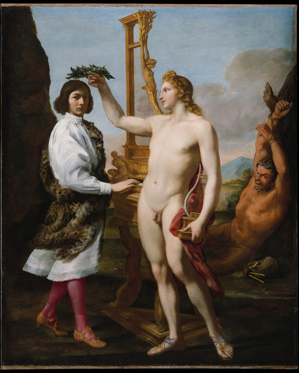 andrea-sacchi-1641-marcantonio-pasqualini-1614-1691-crowned-by-apollo-art-print-fine-art-reproduction-wall-art-id-ahwxtdwmk