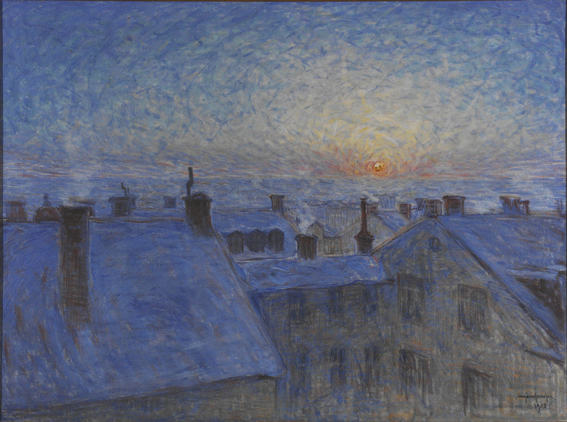 eugene-jansson-1903-sunrise-over-the-rooftops-motif-from-stockholm-art-print-fine-art-reproduction-wall-art-id-ahxjhoijx