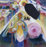 wassily-kandinsky-1912-quý cô ở moscow-nghệ thuật-in-mỹ thuật-nghệ thuật-sản xuất-tường-nghệ thuật-id-ahyxeyw7b