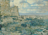 wenzel-radimsky-1902在海上海滩上的艺术印刷精美的艺术复制品墙艺术id-ahzgwd9j7
