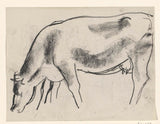 лео-гестел-1891-скица-краве-уметничке-штампе-фине-уметности-репродукције-зидне-уметности-ид-ахзмк6м0у