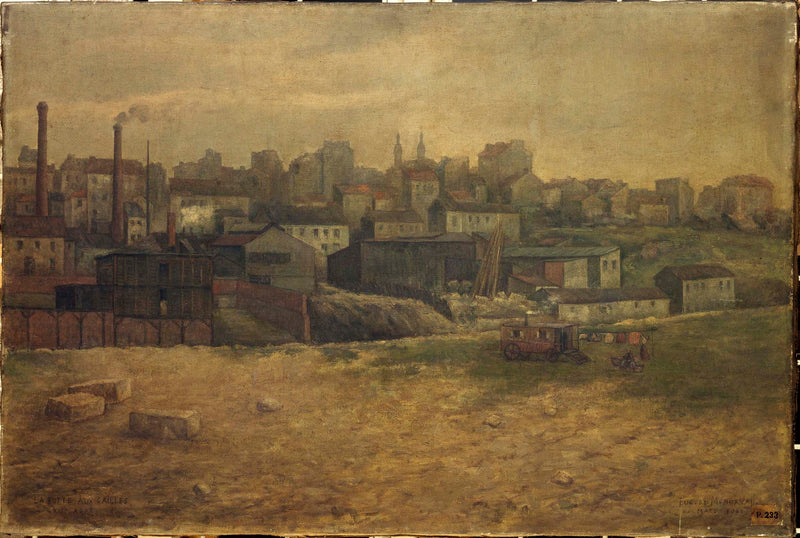 eugene-de-menorval-1901-the-butte-aux-cailles-vue-de-la-rue-vulpian-13eme-arrondissement-art-print-fine-art-reproduction-wall-art