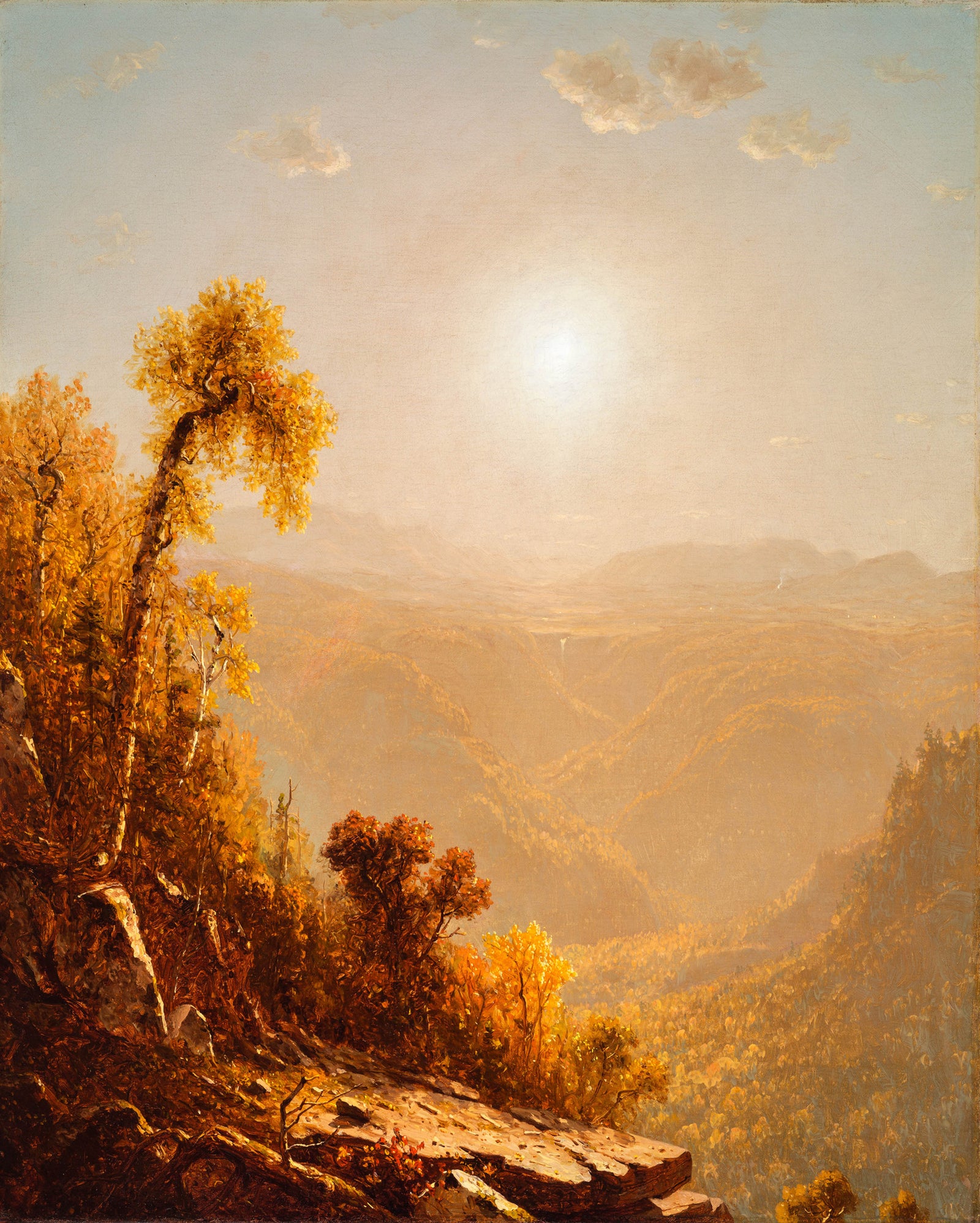 Sanford Robinson Gifford, 1880 - October in the Catskills - fine