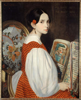 auguste-de-chatillon-1835-leopoldina-kniha-hodinovej-umeleckej-tlače-výtvarného umenia-reprodukcie-steny-umenie