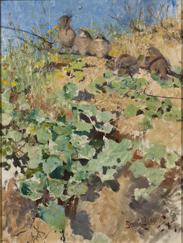 bruno-liljefors-1887-nestlings-of-red-backed-shrike-art-print-fine-art-reproduction-wall-art-id-ai0z8cmf2
