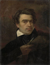 皮埃爾·範·漢塞勒-1824-自畫像-藝術-印刷-美術-複製-牆壁-藝術-id-ai2350cwy