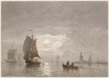 everhardus-koster-1827-sailing-by-moonlight-kuns-druk-fyn-kuns-reproduksie-muurkuns-id-ai4m5zgpb
