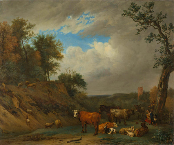 unknown-1651-herdsmen-with-their-cattle-art-print-fine-art-reproduction-wall-art-id-ai5t4oq4b