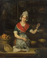 henrietta-christina-temminck-1840-frugtsælger-kunsttryk-fin-kunst-reproduktion-vægkunst-id-ai69nb8vc