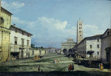 贝尔纳多·贝洛托（Bernardo-bellotto）1746年，圣马蒂诺·卢卡广场（Piazza San-Martino-lucca）艺术印刷精美的艺术复制品-墙-艺术-id-ai6wqv7m4