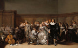 Pieter-codde-1632-en-elegant-selskap-art-print-fine-art-gjengivelse-vegg-art-id-ai7r61faa