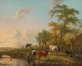 jan-kobell-ii-1804-landskab-med-køer-kunsttryk-fin-kunst-reproduktion-vægkunst-id-ai7s0soui