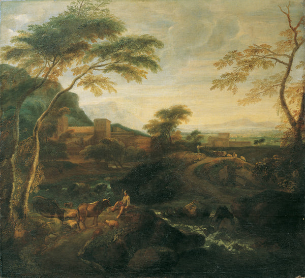 josef-faistenberger-1720-landscape-with-grazing-cows-art-print-fine-art-reproduction-wall-art-id-ai9venw7h