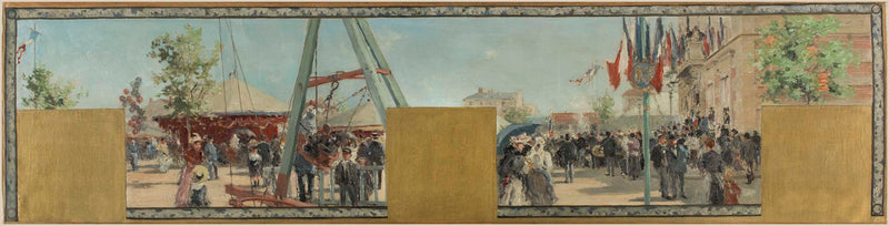 pierre-vauthier-1893-sketch-for-mayor-of-bagnolet-summer-the-bagnolet-feast-day-of-the-coronation-of-rosiere-art-print-fine-art-reproduction-wall-art