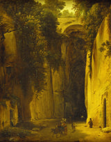 米開朗基羅·帕塞蒂-1833-那不勒斯的波西利波石窟藝術印刷美術複製品牆壁藝術 id-aiaxgbkei