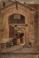 费尔南德·梅洛德-1905-圣雅克门街艺术印刷美术复制品墙壁艺术