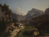 אנדרס-מרקו -1873-נוף-הר-אמנות-הדפס-אמנות-רפרודוקציה-קיר-אמנות-אידי-אייבךדקז