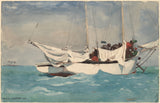 winslow-homer-1903-key-west-hauling-anchor-art-print-fine-art-reproducción-wall-art-id-aic2xxiez
