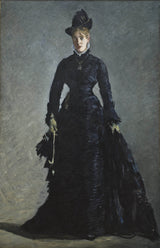 愛德華·馬奈-1876-a-巴黎女士藝術印刷品美術複製品牆藝術 ID-aiebmrayx