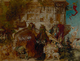 汉斯·马卡特（Hans-Makart）狩猎城堡的艺术印刷精美的艺术复制品墙壁艺术IDaieni5vb5