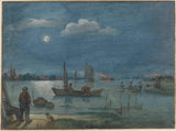 Hendrick-avercamp-1595-pêcheurs-au-clair de lune-art-print-fine-art-reproduction-wall-art-id-aif9vg13k