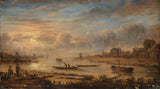 nieznany-1630-widok na rzekę o wschodzie słońca-sztuka-druk-reprodukcja-dzieł sztuki-ścienna-id-aifb77bc6