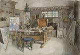 carl-larsson-the-studio-evdən-26-akvarel-art-print-incəsənət-reproduksiya-divar-art-id-aiffc8gwu