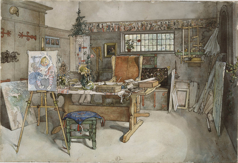carl-larsson-the-studio-from-a-home-26-watercolours-art-print-fine-art-reproduction-wall-art-id-aiffc8gwu