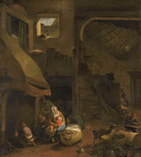 hendrick-mommers-1650-interno-di-una-capanna-contadina-stampa-d'arte-riproduzione-d'arte-wall-art-id-aifldmgt1