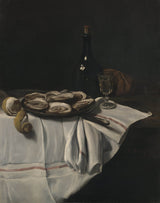 francois-bonvin-1860-stilleven-met-oesters-art-print-fine-art-reproductie-muurkunst-id-aifw91f7w