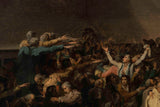 ジャック・ルイ・デヴィッド-1791-誓い-パーム-木曜日-20年1789月XNUMX日-アート-プリント-ファインアート-複製-ウォールアート