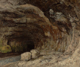 gustave-courbet-1864-grotte-af-sarrazine-nær-nans-sous-sainte-anne-art-print-fine-art-reproduction-wall-art-id-aigm04g58
