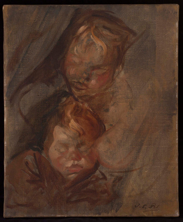 jacques-emile-blanche-1896-heads-children-art-print-fine-art-reproduction-wall-art