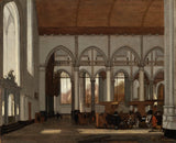 emmanuel-de-witte-1659-interior-of-the-oude-kerk-amsterdam-impressió-art-reproducció-bell-art-wall-art-id-aii20xsw4