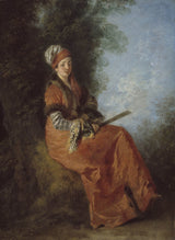 jean-antoine-watteau-1714-drømmeren-drømmeren-kunsttrykk-fin-kunst-reproduksjon-veggkunst-id-aii8u9tuq