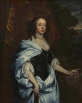 彼得·萊利-1657-勒內夫夫人的肖像藝術印刷美術複製品牆藝術 ID-aiiplr9qi