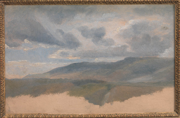 emile-loubon-1829-landscape-study-with-clouds-art-print-fine-art-reproduction-wall-art-id-aik4hiv15