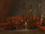 jean-baptiste-vanmour-1720-dervisher-deler-et-måltid-kunsttryk-fine-art-reproduction-wall-art-id-aikoi1gzo