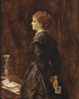 John-Everett-Millais-1871-tak-lub-nie-druk-sztuki-reprodukcja-dzieł sztuki-sztuka-ścienna-id-aikzofes4