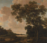 joris-van-der-haagen-1640-krajobraz-z-zwanenburcht-in-cleeves-zamek-łabędź-sztuka-druk-reprodukcja-dzieł sztuki-sztuka-ścienna-id-aimfjruug