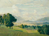 Ričards Kaizers 1939. gada ainava Augšbavārijā-mākslas izdrukas-fine-art-reproduction-wall-art-id-ainlcxm38