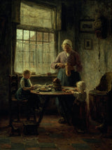 Evert-Pieters 1899-家庭餐-艺术-印刷-精美-艺术-复制墙-艺术-id-aio9he9yu