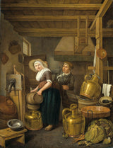 hendrick-van-der-burch-1825-na-melktijd-kunstprint-kunst-reproductie-muurkunst-id-aiqwwfngn