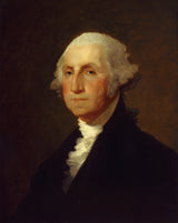 吉尔伯特·斯图尔特（Gilbert-stuart）1820-乔治·华盛顿艺术印刷精美艺术复制品-墙-艺术-id-aishwo1n7