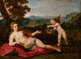 Давид-Тениерс-млађи-1655-Венера-и-Амор-арт-принт-ликовна-репродукција-зид-уметност-ид-аисркдф09