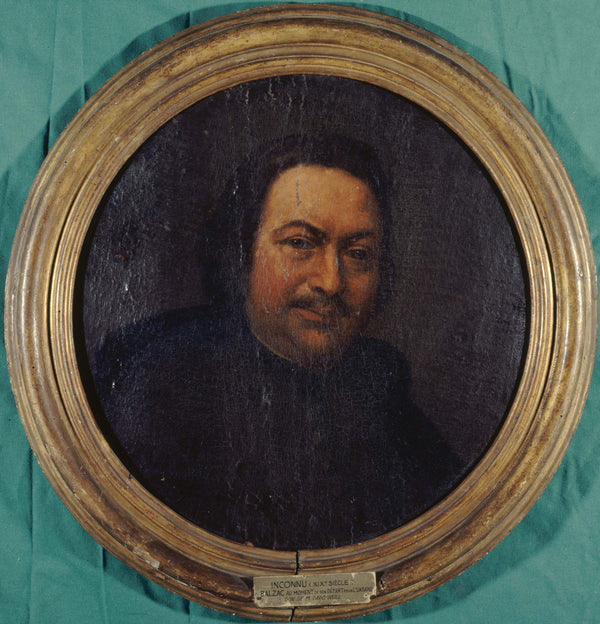 anonymous-1845-presumed-portrait-of-honore-de-balzac-1799-1850-writer-art-print-fine-art-reproduction-wall-art